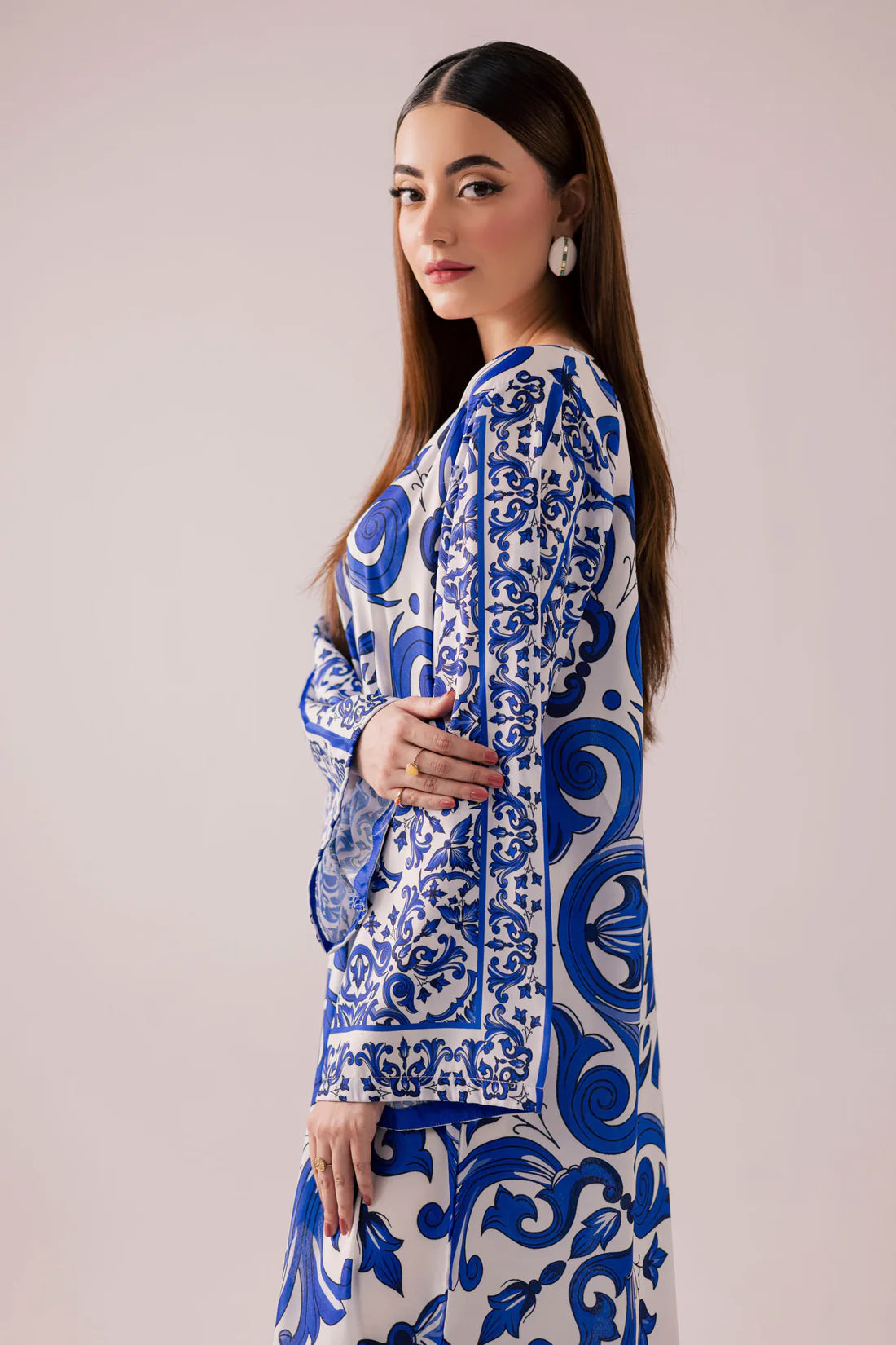 2PC Blue Kaftan