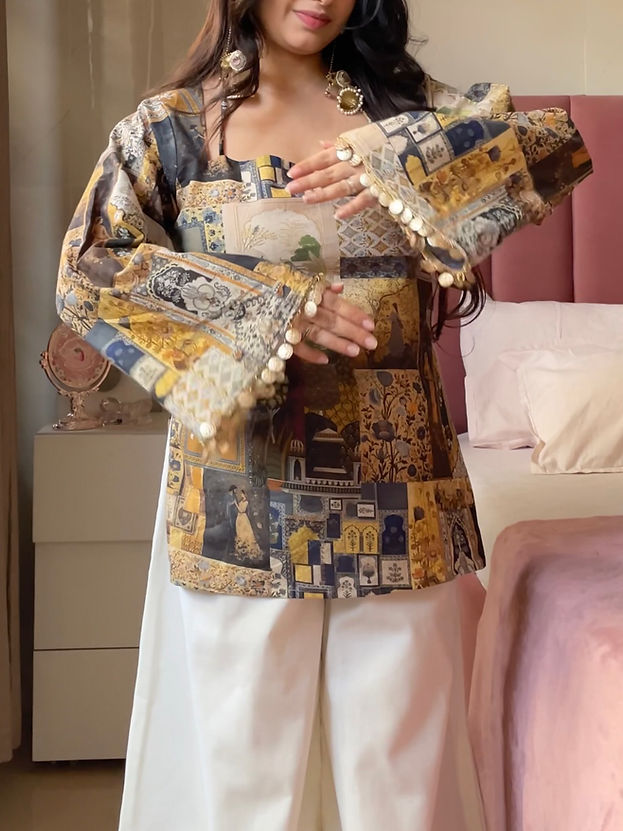 2pc Floral Kurta Set