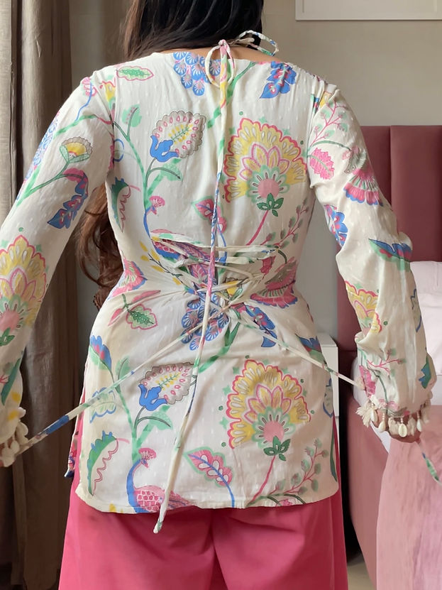 2pc Floral Kurta Set