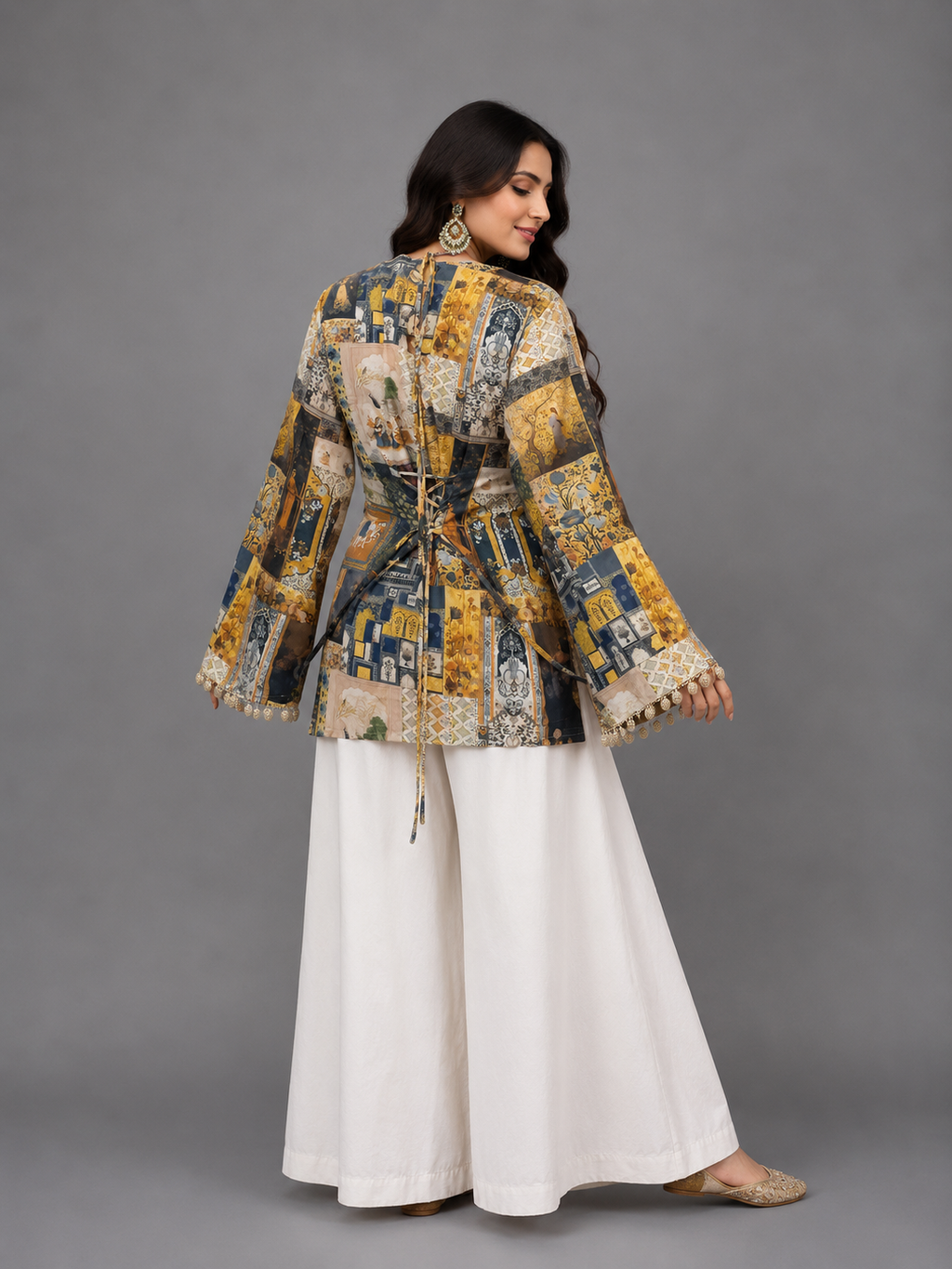 2PC- Premium Floral Kurta Set