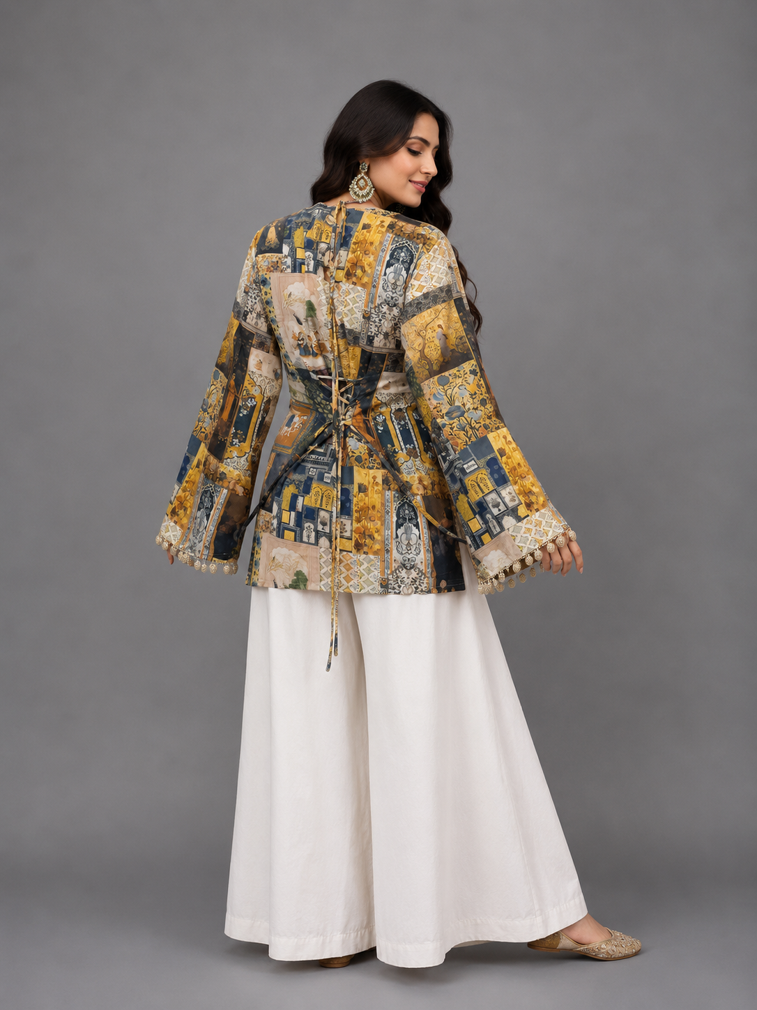 2PC- Premium Floral Kurta Set