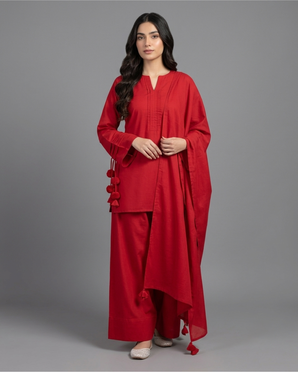 3PC - Ruby Kurta Set