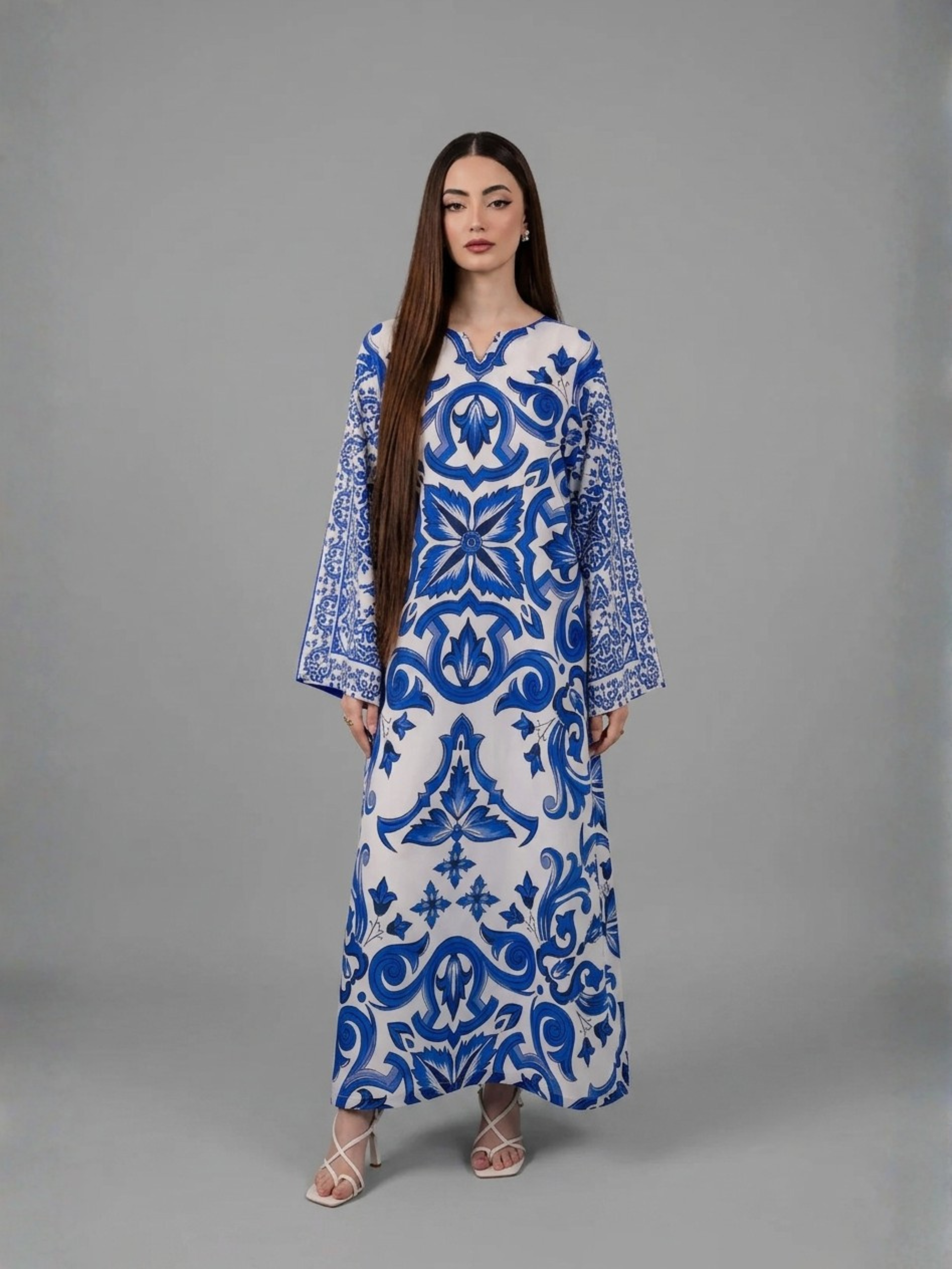 2PC- Blue Kaftan