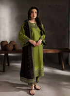 Ezzah 3pcs - Embroidered dress