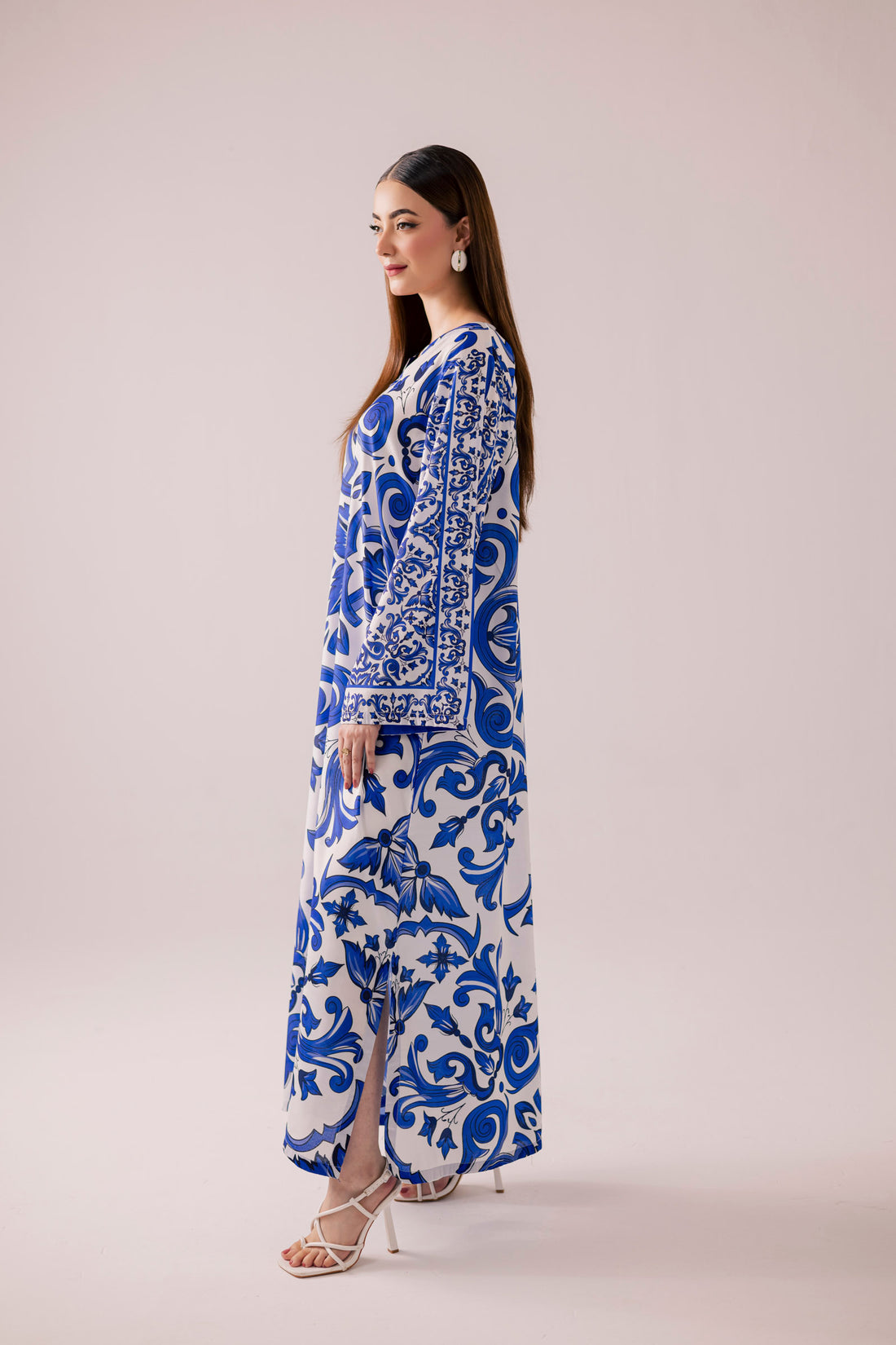 Royal Blue Kaftan 2PC