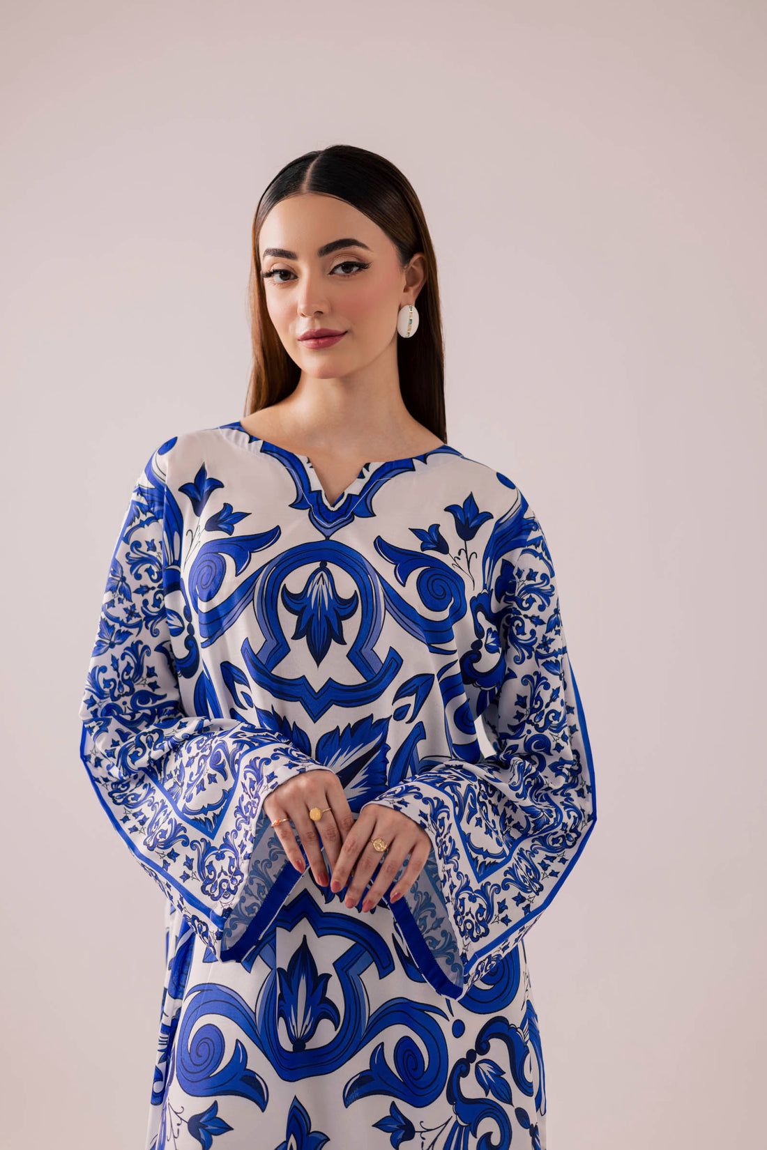 Royal Blue Kaftan 2PC
