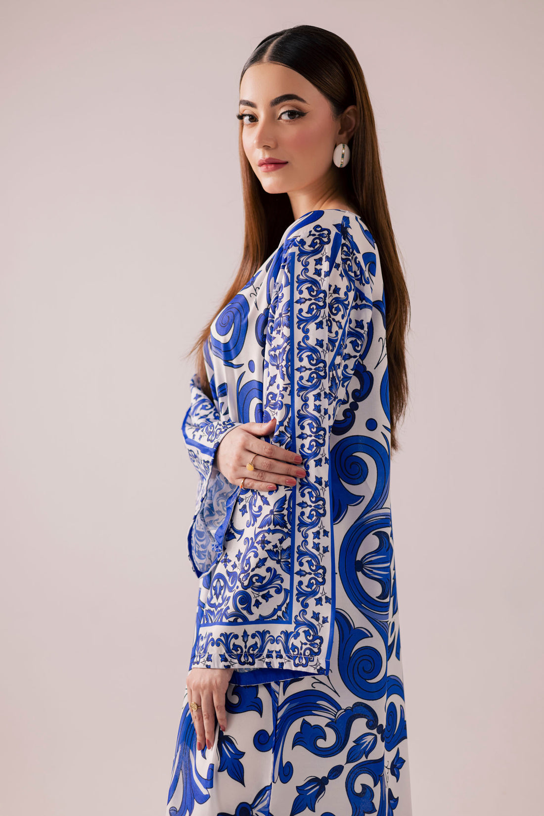 Royal Blue Kaftan 2PC