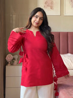 2pc Red - Kurta Set