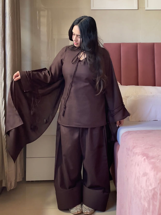 Brown - Tassel 3 Piece Set