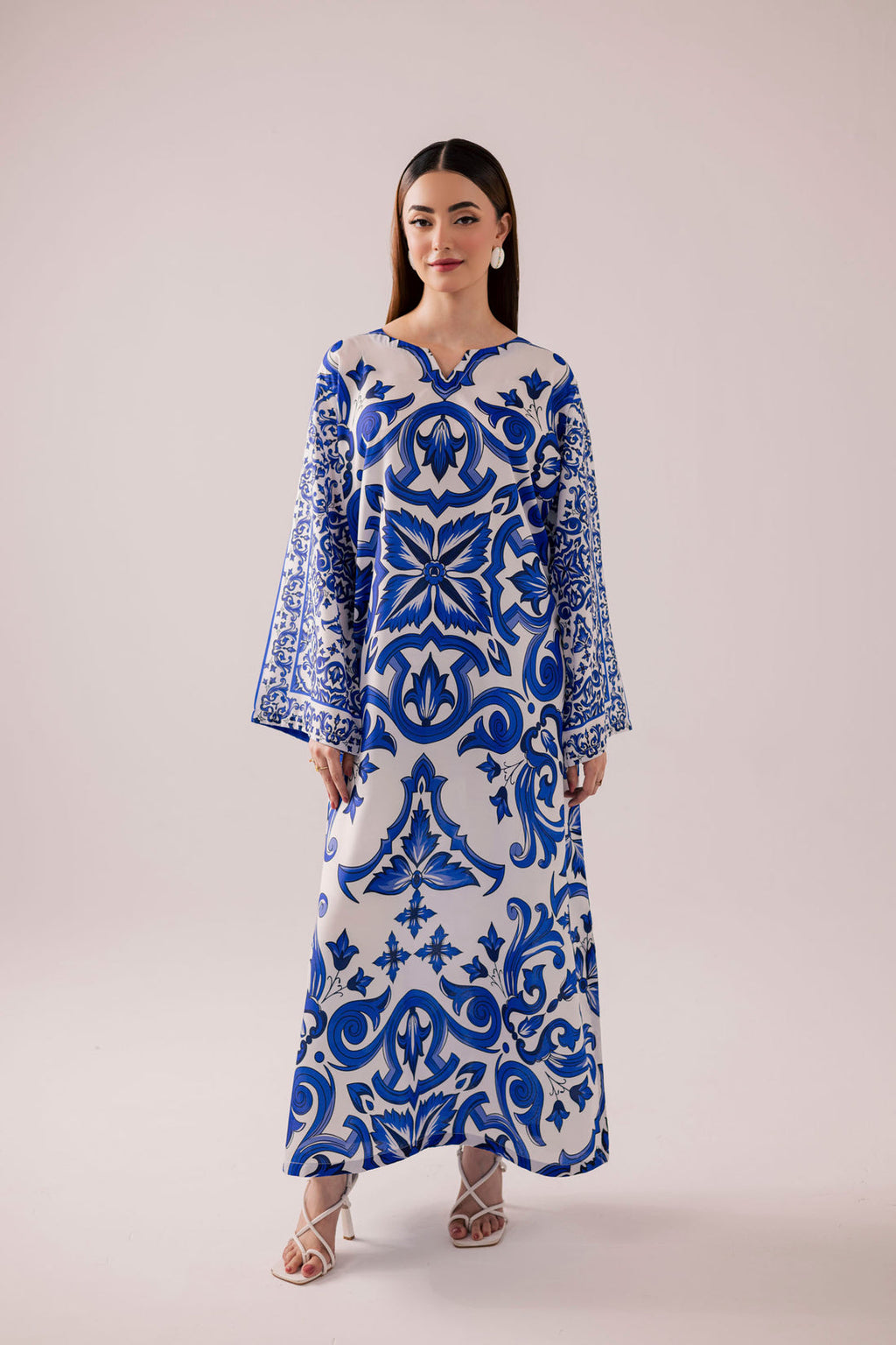 Royal Blue Kaftan 2PC