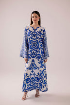 Royal Blue Kaftan 2PC